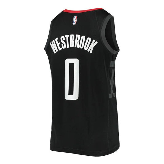 Nike NBA Rockets Statement Edition Swingman Jersey 'Russell Westbrook #0' Black 2019 (877206-019)