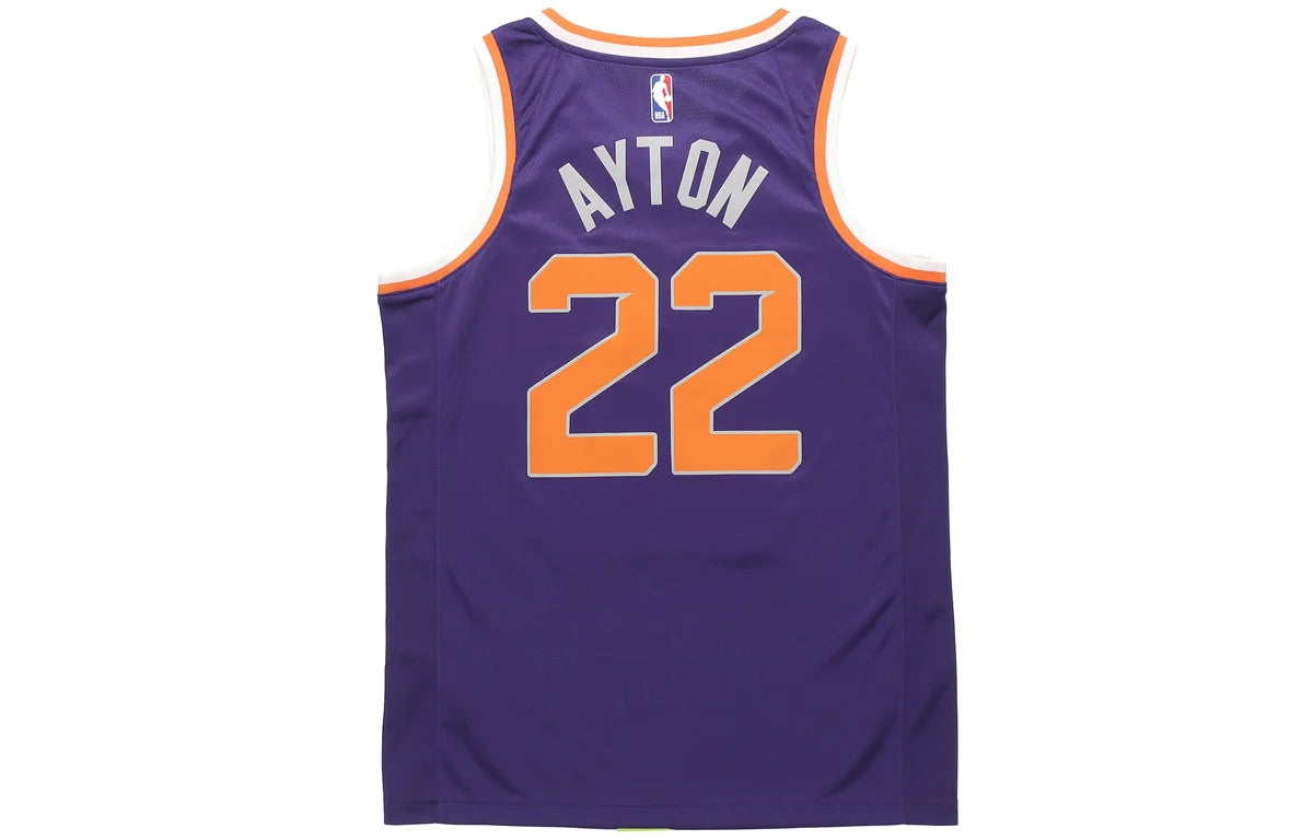 Nike NBA Phoenix Suns Icon Edition Swingman Jersey 'Deandre Ayton #22' Purple 2019 (864503-573)