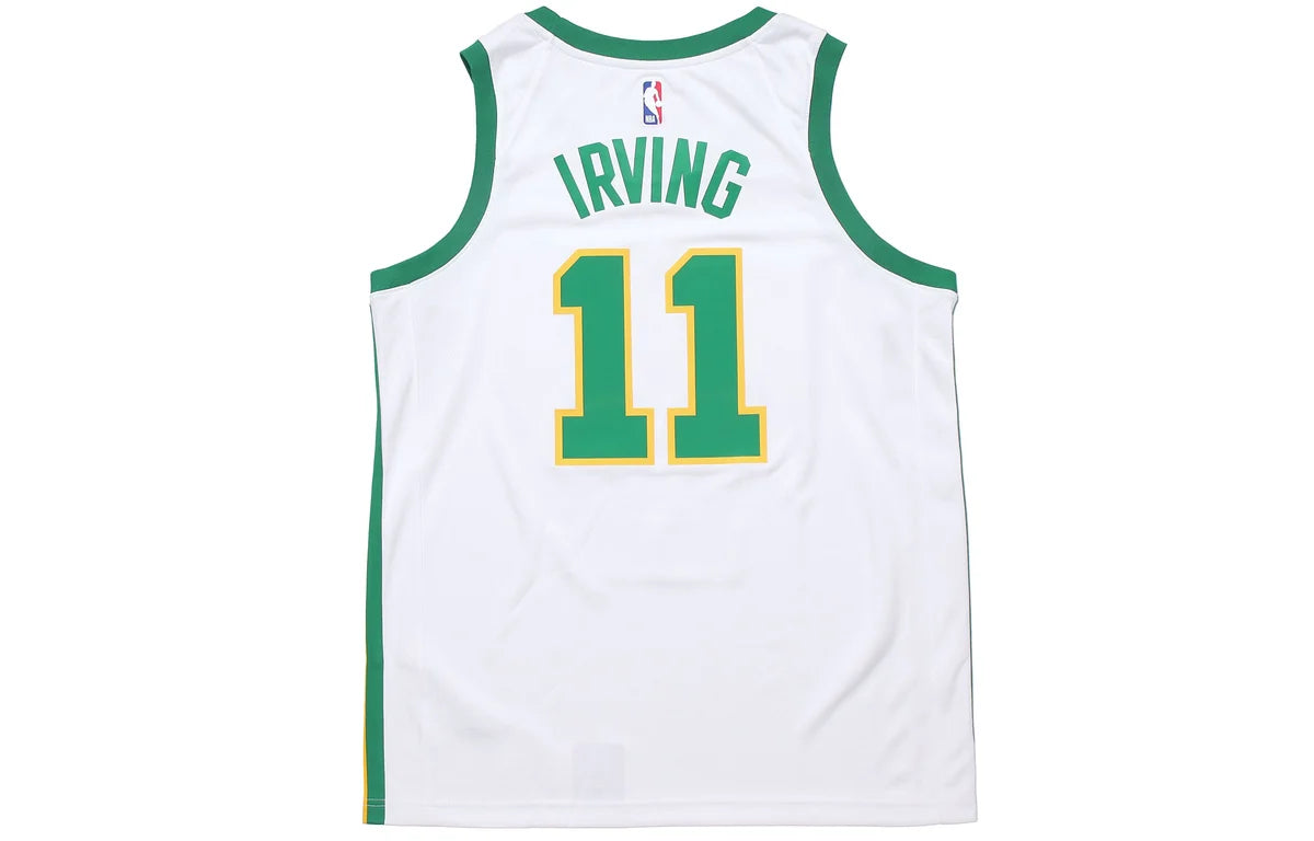 Nike NBA Boston Celtics Earned Edition Swingman Jersey 'Kyrie Irving #11' White 2018 (AJ4596-101)