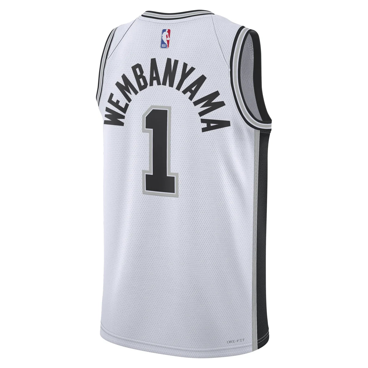 Nike NBA Spurs Association Edition Jersey 'Victor Wembanyama #1' White 2023 (DN2094-104)
