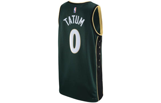 Nike NBA Celtics City Edition Jersey 'Jayson Tatum #0' Green 2022 (DO9586-332)