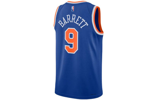 Nike NBA Knicks Icon Edition Jersey 'RJ Barrett #9' Blue 2021 (DB3582-495)