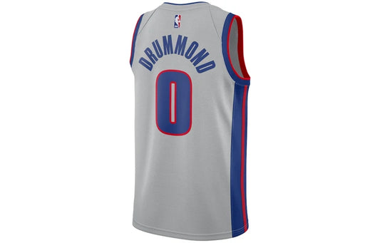 Nike NBA Detroit Pistons Statement Edition Swingman Jersey 'Andre Drummond #0' Gray (877204-007)