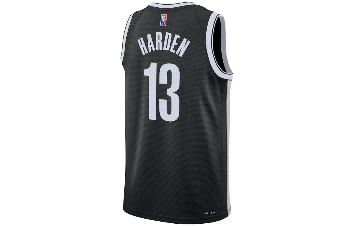 Nike NBA Brooklyn Nets Icon Edition Swingman Jersey 'James Harden #13' Black (DB3563-010)
