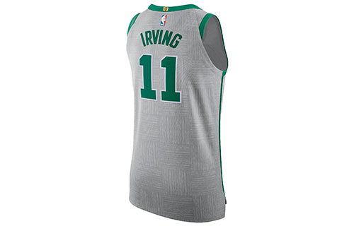 Nike NBA Celtics City Edition Authentic Jersey 'Kyrie Irving #11' Grey 2017 (AH6045-009)