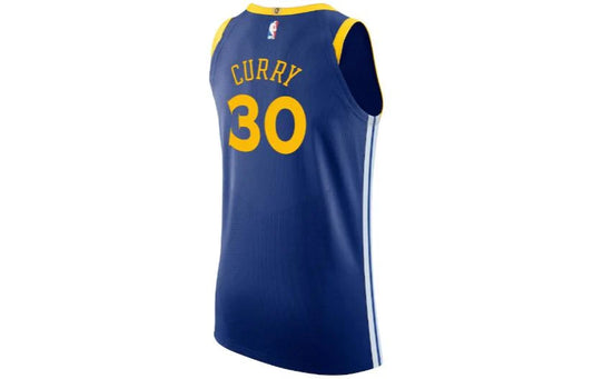 Nike NBA Golden State Warriors Icon Edition Authentic Jersey 'Stephen Curry #30' Blue (CW3444-498)