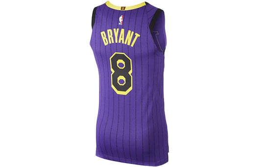 Nike NBA Los Angeles Lakers City Edition Lore Series Authentic Jersey 'Kobe Bryant #8' Purple (AV3696-504)
