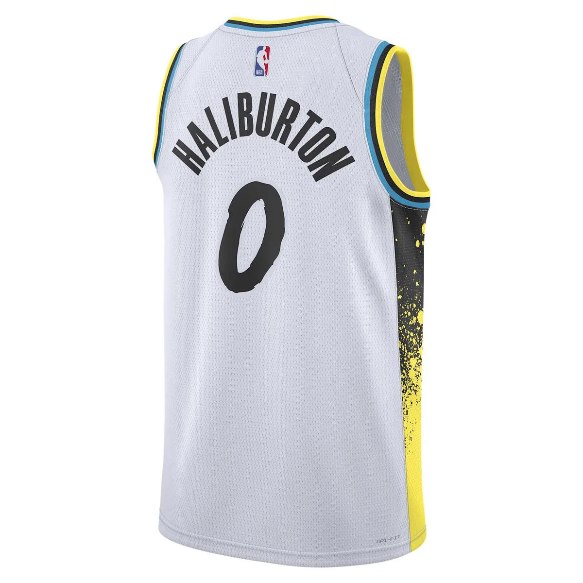 Nike NBA Indiana Pacers City Edition Jersey 'Tyrese Haliburton #0' White 2024/25 (FQ4344-101)