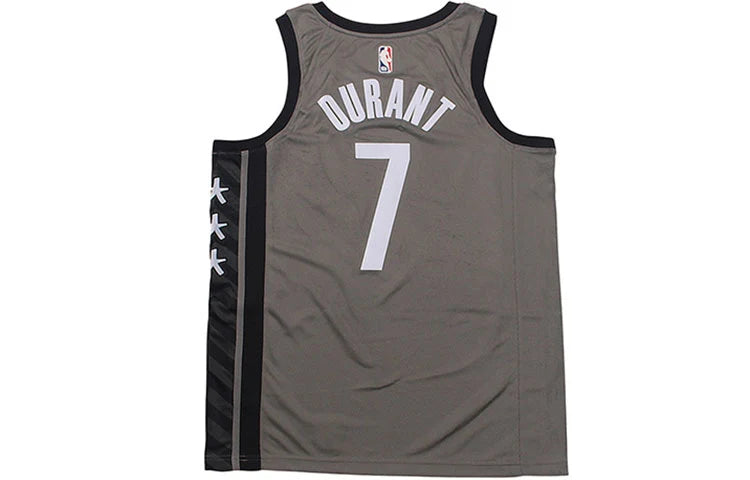 Nike NBA Brooklyn Nets 2019–20 Earned Edition Swingman Jersey 'Kevin Durant #7' Grey (AT9792-003)