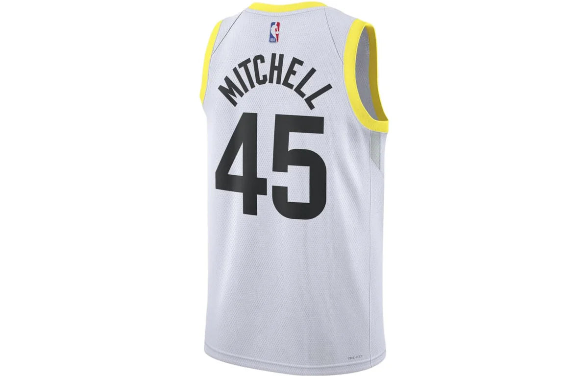 Nike NBA Utah Jazz Association Edition Swingman Jersey 'Donovan Mitchell #45' White (DN2097-100)