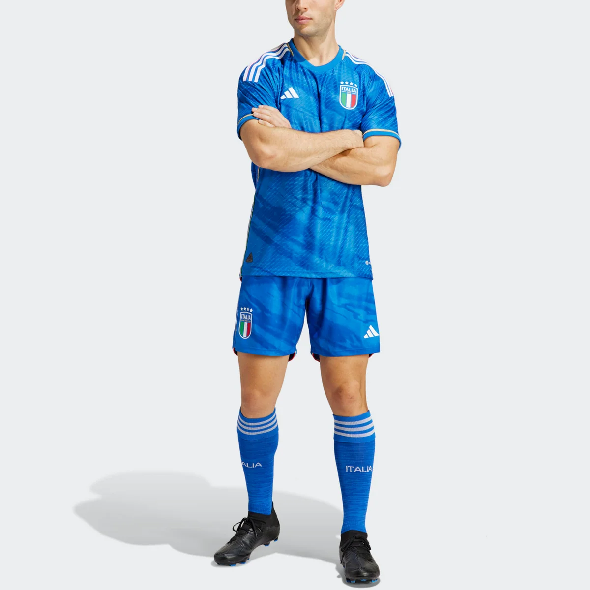 adidas Italy 2023 Home Authentic Jersey Blue (HS9891)