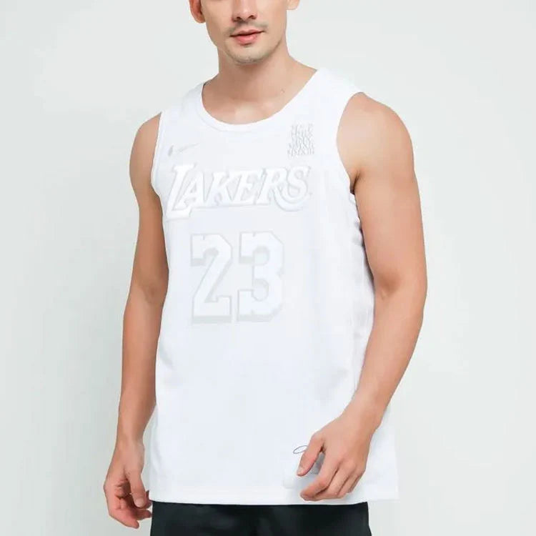 Nike NBA Lakers MVP Edition Swingman Jersey 'LeBron James #23' White 2019 (CT4206-100)