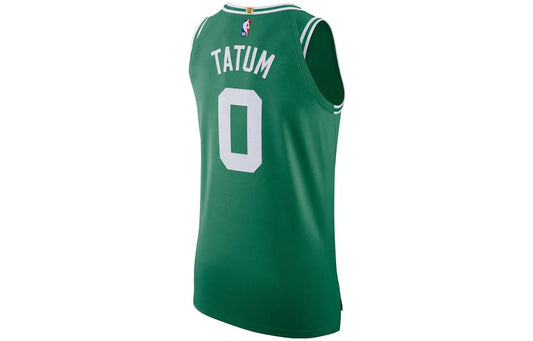 Nike NBA Boston Celtics Icon Edition Vaporknit Authentic Jersey 'Jayson Tatum #0' Green 2020 (CW3437-313)