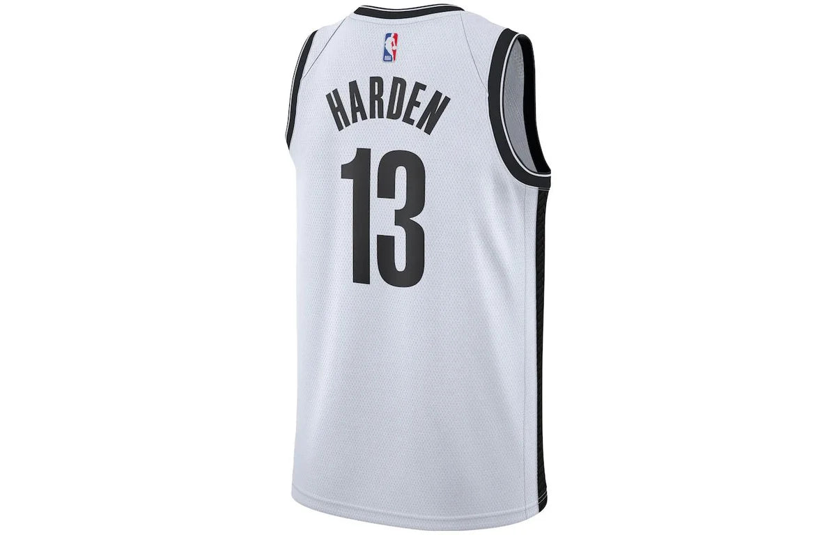 Nike NBA Nets Association Swingman Jersey 'James Harden #13' White (CW3584-100)