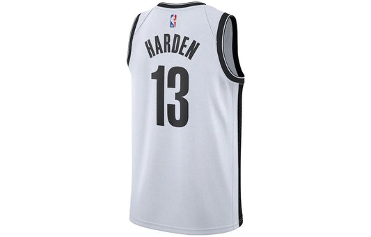 Nike NBA Nets Association Swingman Jersey 'James Harden #13' White (CW3584-100)