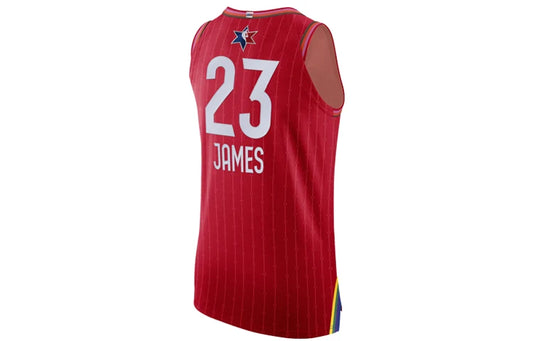 Jordan Brand NBA All-Star Authentic Jersey 'LeBron James #23' Red Chicago 2020 (CJ1037-657)