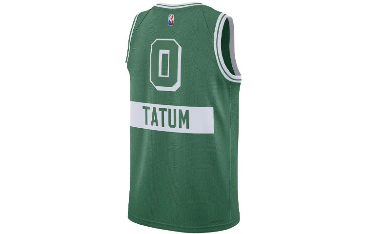 Nike NBA Boston Celtics 2021–22 City Edition Swingman Jersey 'Jayson Tatum #0' Green (DB4019-321)