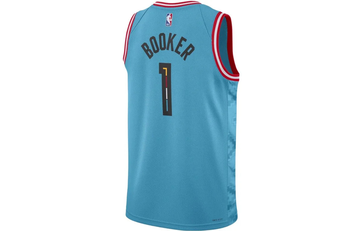 Nike NBA Phoenix Suns 2022/23 City Edition Swingman Jersey 'Devin Booker #1' Turquoise (DO9607-416)