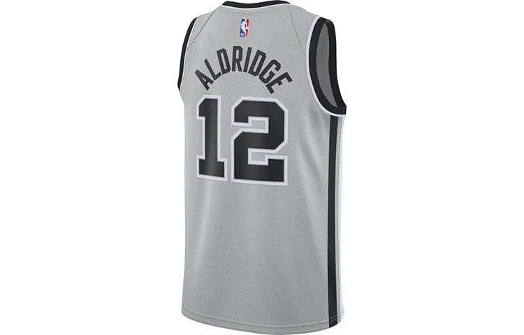 Jordan Brand NBA San Antonio Spurs Statement Edition Jersey 'LaMarcus Aldridge #12' Gray 2020 (CV9494-009)