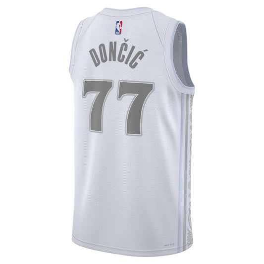 Nike NBA Dallas Mavericks 2024/25 City Edition Swingman Jersey 'Luka Dončić #77' White (FQ4339-100)