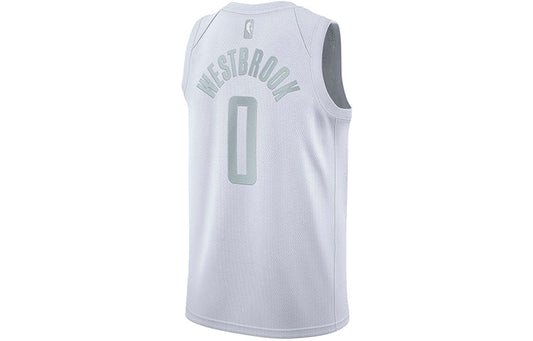 Nike NBA Houston Rockets MVP Edition Jersey 'Russell Westbrook #0' White 2019 (CT4210-100)