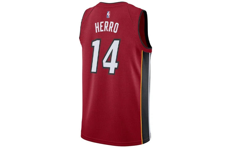 Jordan Brand NBA Miami Heat Statement Edition Swingman Jersey 'Tyler Herro #14' Dark Red 2020 (CV9483-608)