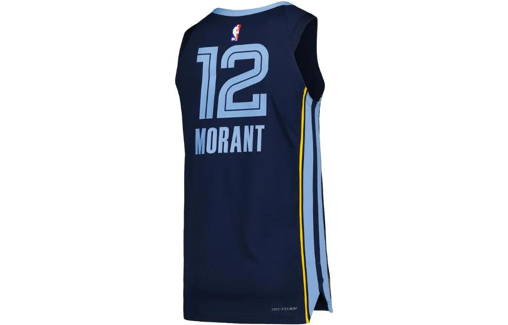 Nike NBA Grizzlies Icon Swingman Jersey 'Ja Morant #12' Navy (CW3449-419)