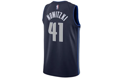 Nike NBA Mavericks Statement Edition Jersey 'Dirk Nowitzki #41' Navy 2017 (877202-420)