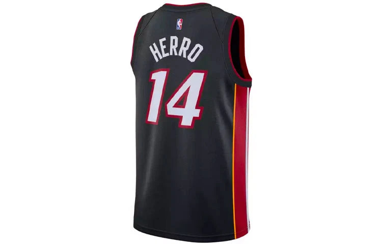 Nike NBA Miami Heat Icon Edition Swingman Jersey 'Tyler Herro #14' Black (CW3671-010)