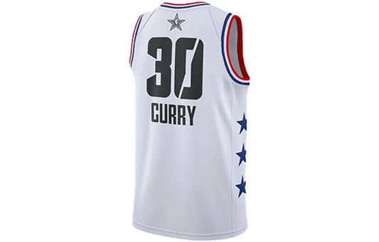 Jordan Brand NBA 2019 All-Star Game Swingman Jersey 'Stephen Curry #30' Golden State Warriors White (AQ7297-101)