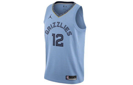 Jordan Brand NBA Memphis Grizzlies Statement Edition Swingman Jersey 'Ja Morant #12' Powder Blue 2020 (CV9482-422)