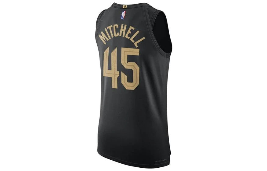 Jordan Brand NBA Cleveland Cavaliers Statement Edition Authentic Jersey 'Donovan Mitchell #45' Black (DQ0165-010)