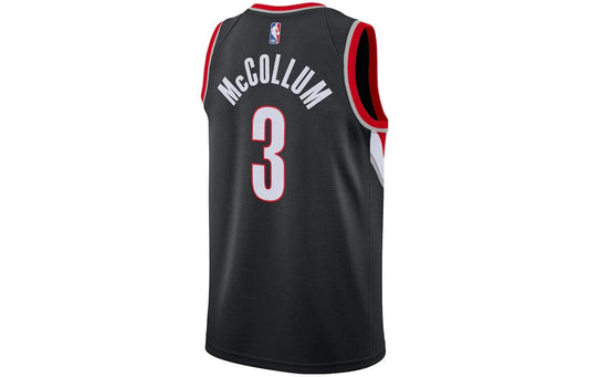 Nike NBA Trail Blazers Icon Edition Jersey 'CJ McCollum #3' Black 2020 (CW3680-011)