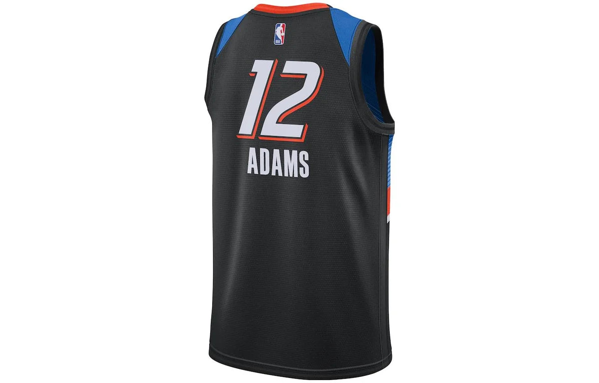 Nike NBA Thunder City Edition Swingman Jersey 'Steven Adams #12' Black 2020 (CN1753-010)