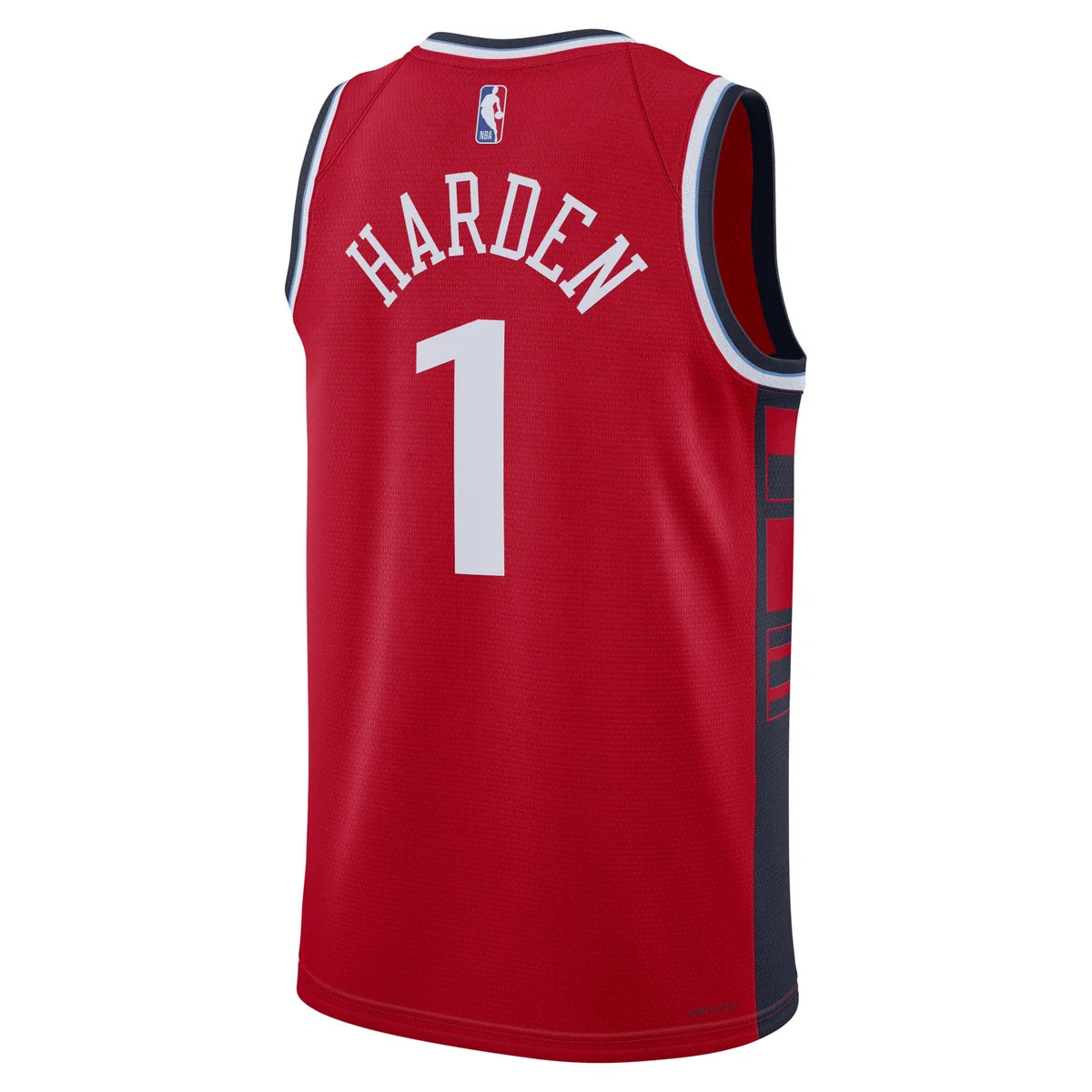 Jordan Brand NBA Clippers Statement Edition Jersey 'James Harden #1' Red 2023 (FQ4720-659)