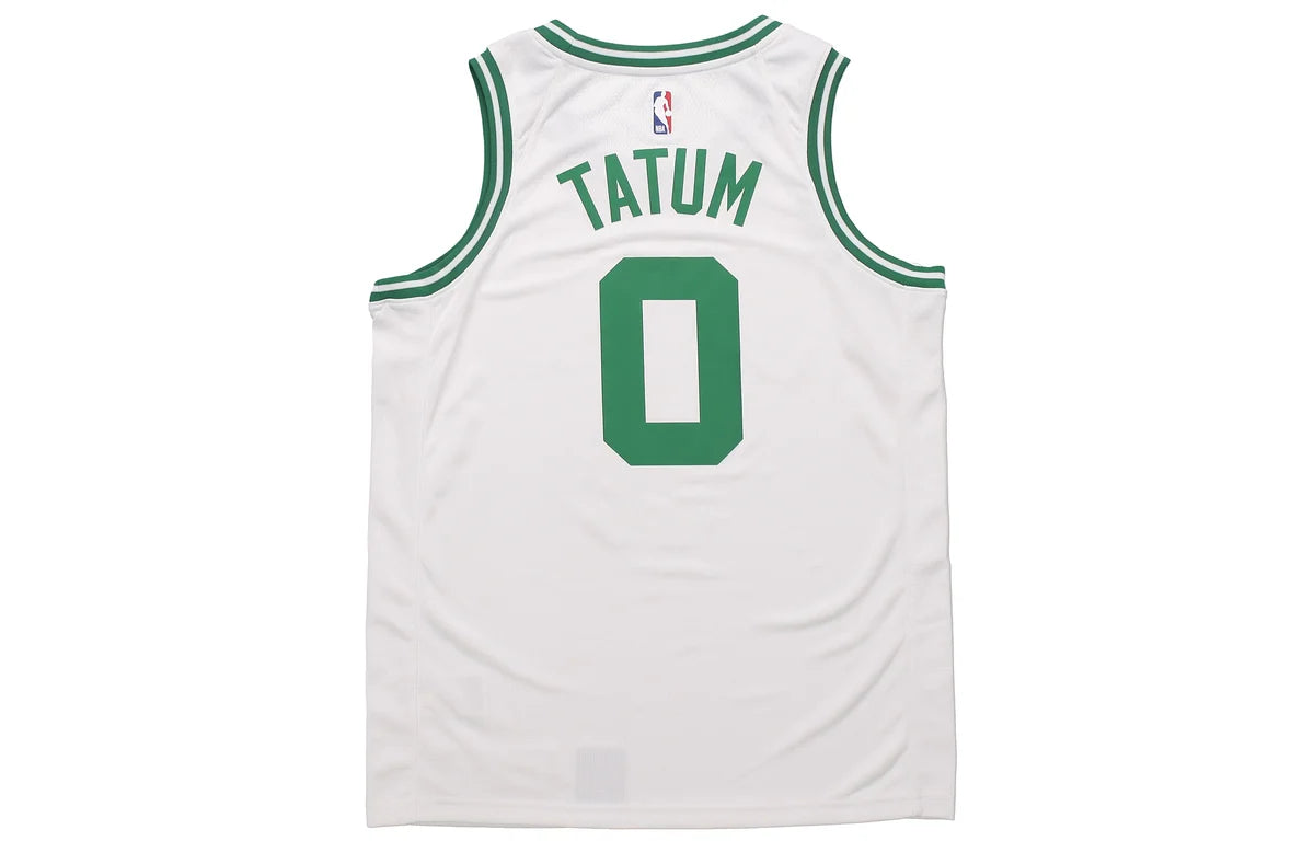 Nike NBA Boston Celtics Association Edition Swingman Jersey 'Jayson Tatum #0' White Green (864403-101)