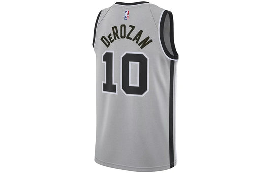 Nike NBA Spurs Statement Edition Swingman Jersey 'DeMar DeRozan #10' Silver 2019 (877224-011)