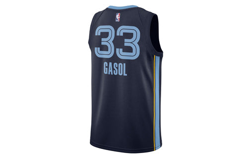 Nike NBA Memphis Grizzlies Icon Edition Swingman Jersey 'Marc Gasol #33' Navy (AA7095-421)