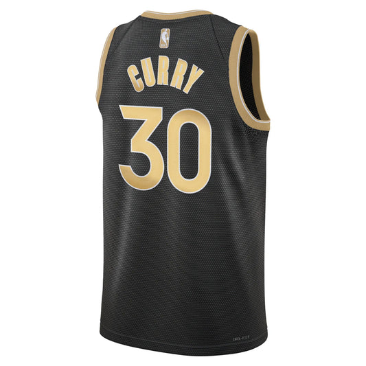Nike NBA Warriors Select Series Swingman Jersey 'Stephen Curry #30' Black 2023 (FN5907-053)