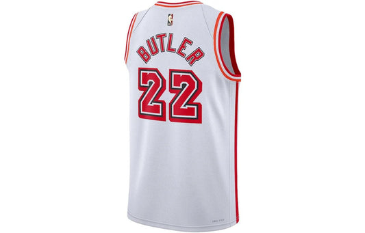 Nike NBA Miami Heat Classic Edition Swingman Jersey 'Jimmy Butler #22' White (DO9449-100)