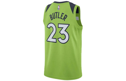Nike NBA Minnesota Timberwolves Statement Edition Swingman Jersey 'Jimmy Butler #23' Lime Green 2017 (877213-316)