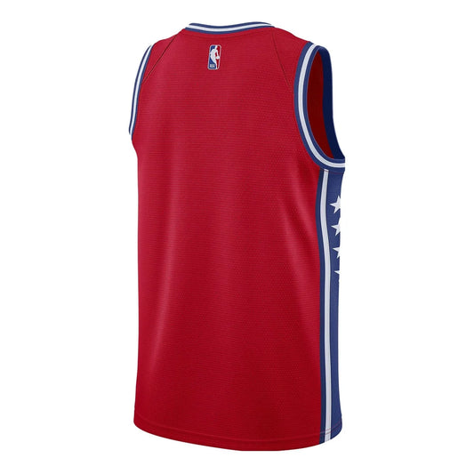 Jordan Brand NBA 76ers Statement Edition Jersey 'Phila' Red 2020 (CV9535-657)