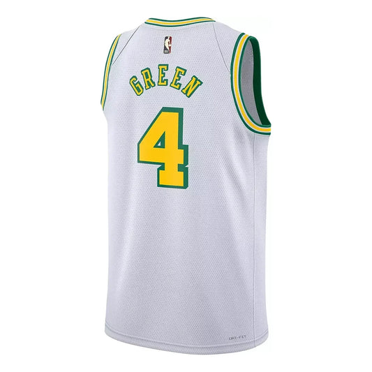 Nike NBA Houston Rockets Classic Edition HWC Jersey 'Jalen Green #4' White 2022 (DO9447-102)