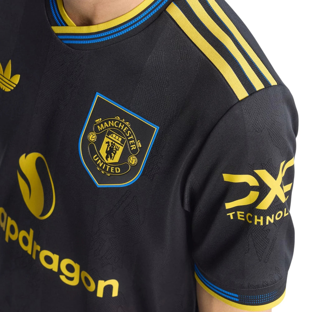 adidas Manchester United 2025/26 Third Authentic Jersey Black (JI7419) - Asia Sizing