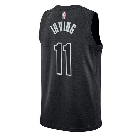 Jordan NBA Nets Statement Edition Jersey 'Kyrie Irving #11' Black 2022 (DO9518-012)