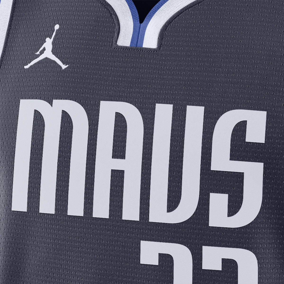 Jordan Brand NBA Dallas Mavericks Statement Edition Swingman Jersey 'Luka Dončić #77' Navy 2021 (DO9523-420)