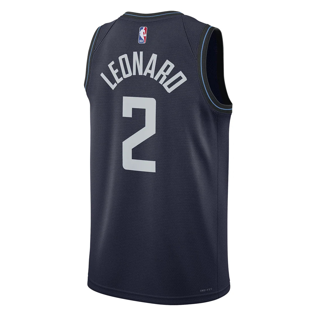 Nike NBA Clippers City Edition Jersey 'Kawhi Leonard #2' Navy 2023 (DX8505-420)