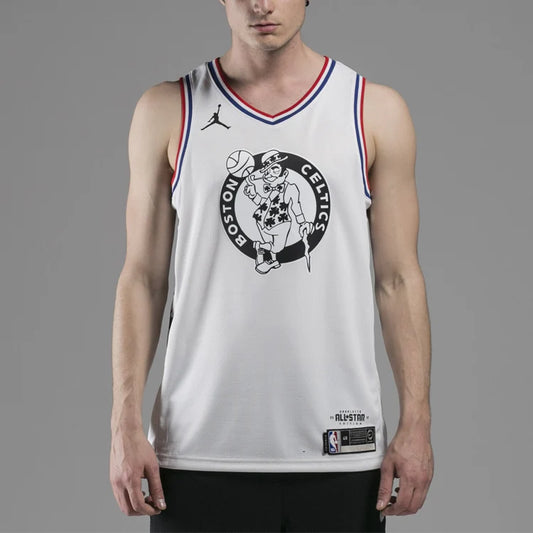 Jordan NBA Boston Celtics All-Star Swingman Jersey 'Kyrie Irving #11' White 2019 (AQ7297-105)