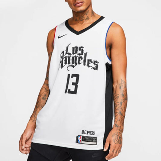 Nike NBA Clippers City Edition Jersey 'Paul George #13' White 2019 (AV4644-103)