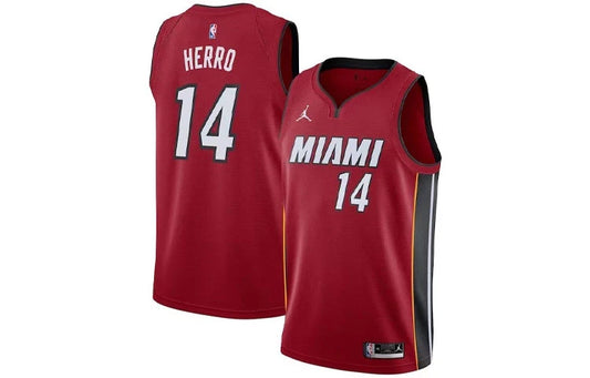 Jordan Brand NBA Miami Heat Statement Edition Swingman Jersey 'Tyler Herro #14' Dark Red 2020 (CV9483-608)